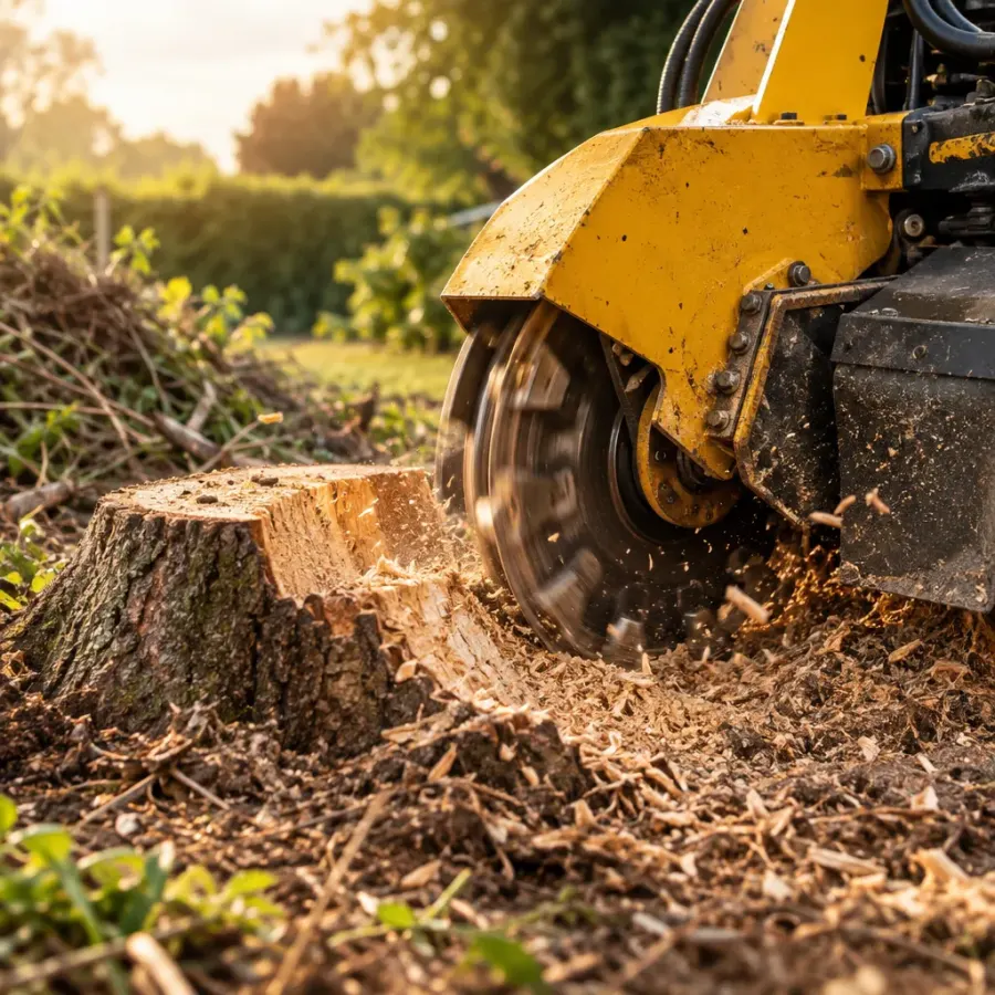 Abattage d’arbres et arrachage de haies