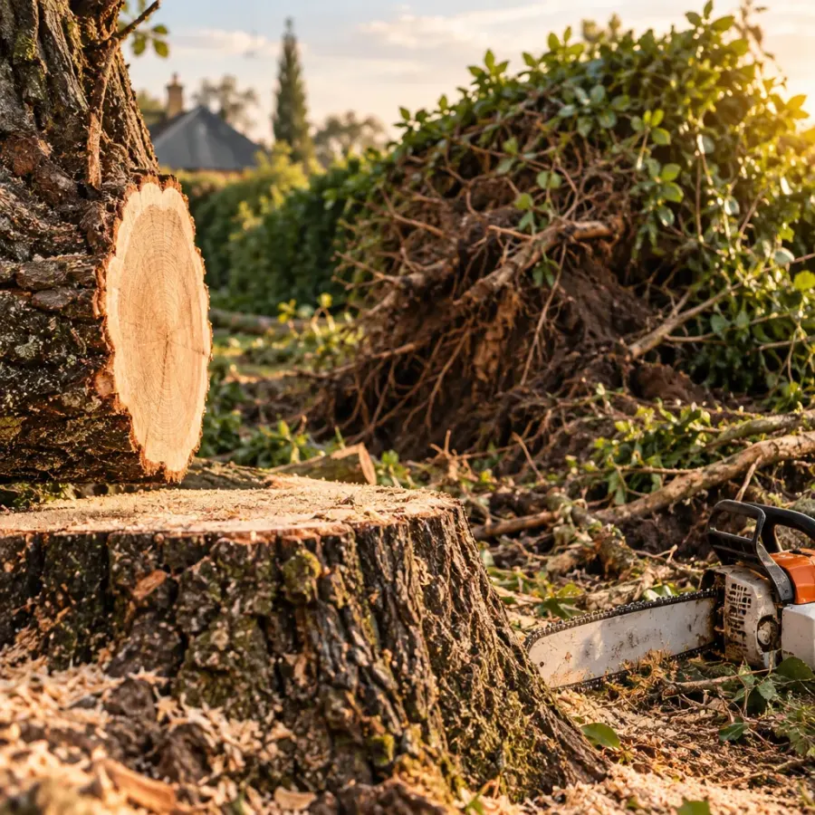 Abattage d’arbres et arrachage de haies à Aubagne - Wes Élagueur